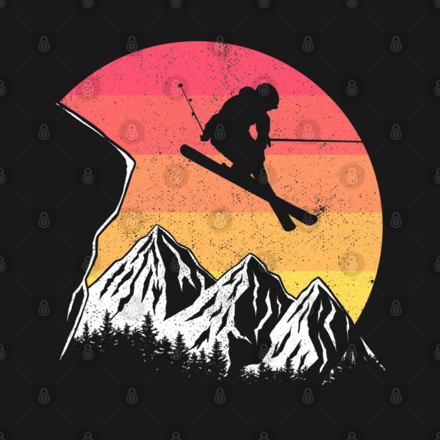 Vintage alpine skiing by Sachpica