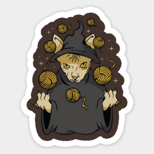 Wizard Cat Sticker