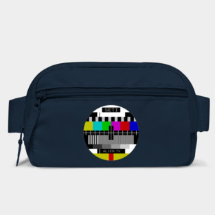 Retro TV SETI Alien Test Pattern Bag