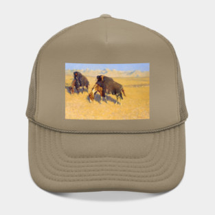 Indians Simulating Buffalo by Frederic Remington Hat