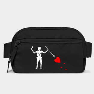 Pirate Flag Captain Blackbeard, Edward Teach Buccaneer Tee Bag