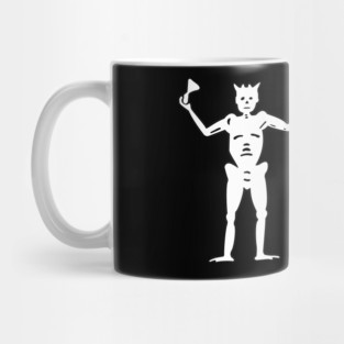 Pirate Flag Captain Blackbeard, Edward Teach Buccaneer Tee Mug