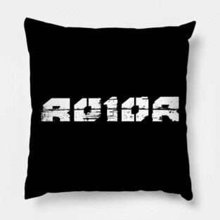 R010R-corrosive logo [dark] Pillow