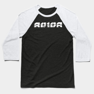 R010R-corrosive logo [dark] Baseball T-Shirt