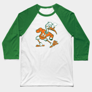Vintage Sebastian Mascot of Univ. of Miami Mascot Baseball T-Shirt
