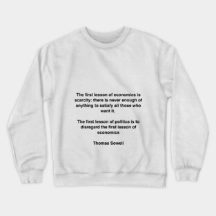 Economics vs. Politics Crewneck Sweatshirt