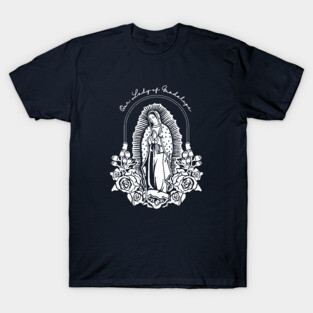 Our Lady of Guadalupe Floral T-Shirt