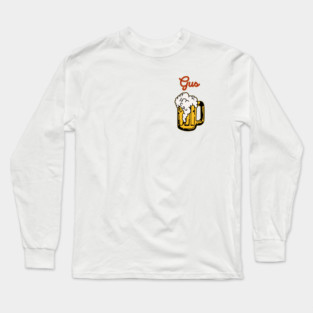 Kenosha Kickers Gus Polinski's Jacket (Front & Back Logos) Long Sleeve T-Shirt