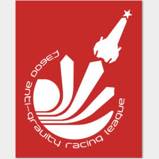 Starships league white Posters and Art