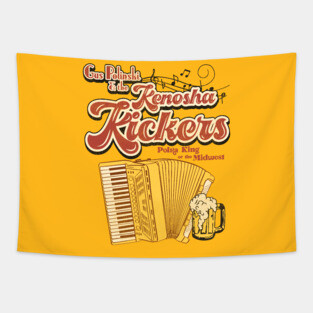 Gus Polinski and the Kenosha Kickers Tapestry