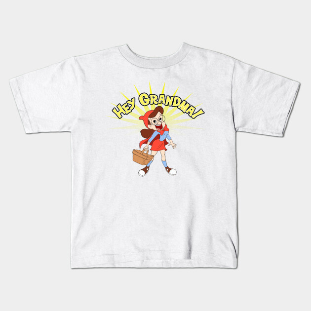 HEY GRANDMA!!!! Kids T-Shirt by JoTheZette