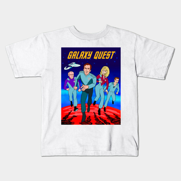 Galaxy Trek Poster Kids T-Shirt by JoTheZette