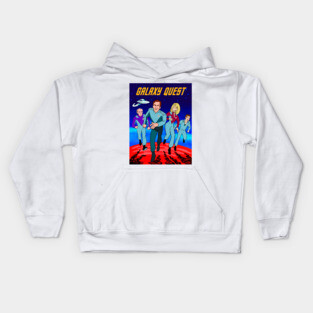 Galaxy Trek Poster Kids Hoodie
