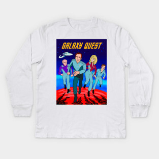 Galaxy Trek Poster Kids Long Sleeve T-Shirt