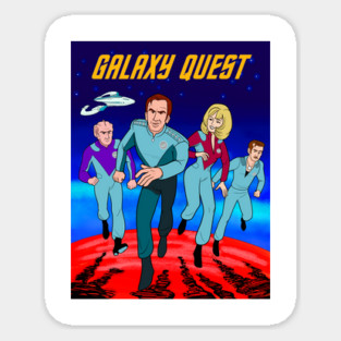 Galaxy Trek Poster Sticker