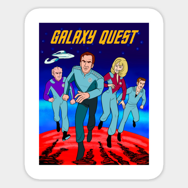 Galaxy Trek Poster Sticker by JoTheZette