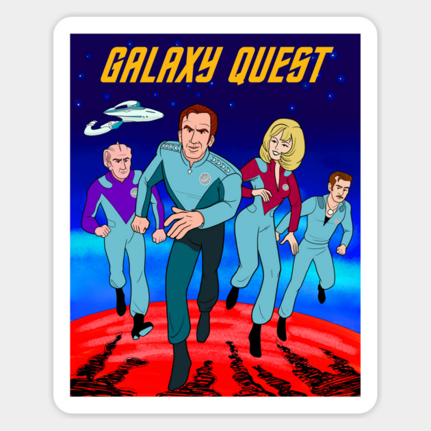 Galaxy Trek Poster Magnet by JoTheZette