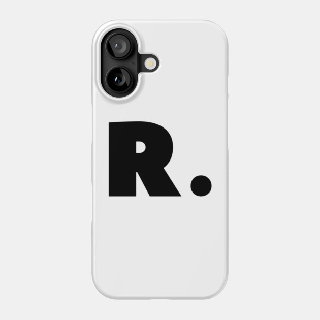 R letter alphabet Phone Case by Tshirtiz