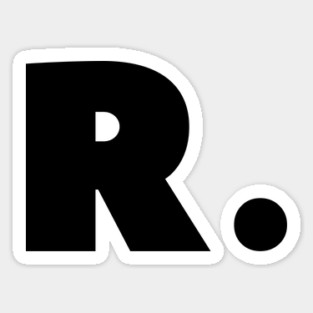 R letter alphabet Magnet