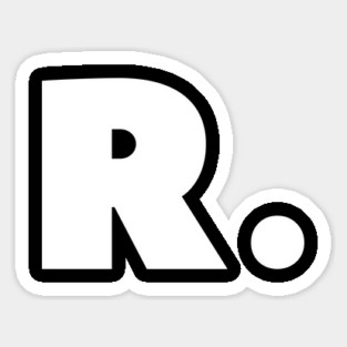R letter alphabet Magnet