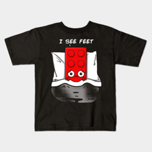 I see feet Kids T-Shirt
