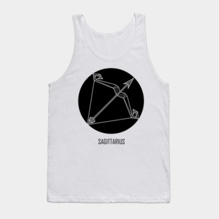 Sagittarius - Geometric Astrology Tank Top