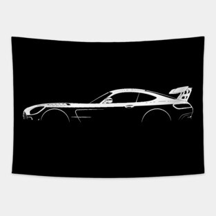 Mercedes-AMG GT Black Series (C190) Silhouette Tapestry