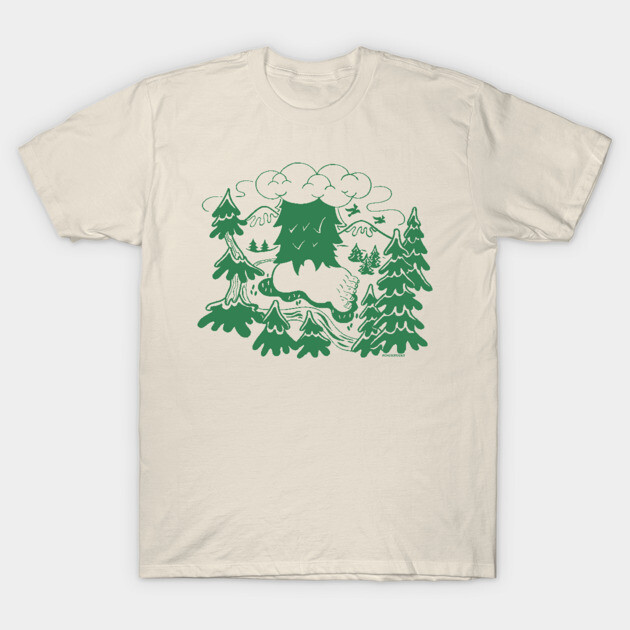 BigFoot T-Shirt by Penciltucky