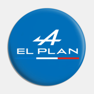 Alpine F1 Team El Plan Tricolore Pin