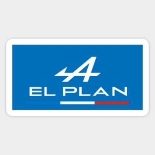 Alpine F1 Team El Plan Tricolore Sticker