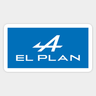 Alpine F1 Team El Plan Sticker