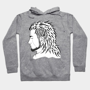 Gladiolus Amicitia - White Base Hoodie