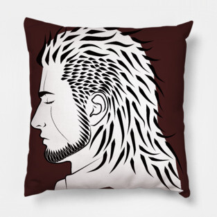 Gladiolus Amicitia - White Base Pillow