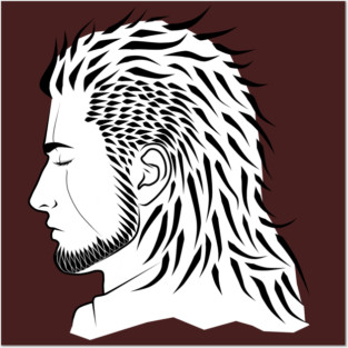 Gladiolus Amicitia - White Base Posters and Art