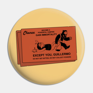 Except You Guillermo Card Pin