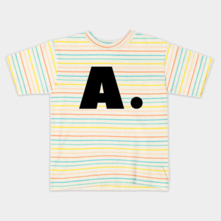 A letter alphabet Kids T-Shirt