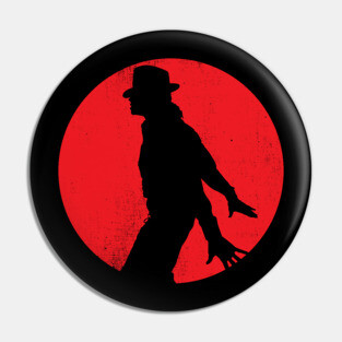 King of Pop Silhouette Pin