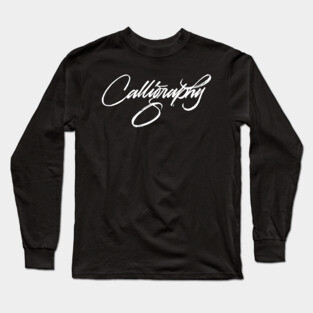 Calligraphy Long Sleeve T-Shirt