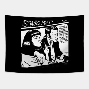 Sonic Pulp: Goo Fiction [Dark Tee] Tapestry