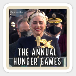 The First Annual Hunger Games Magnet