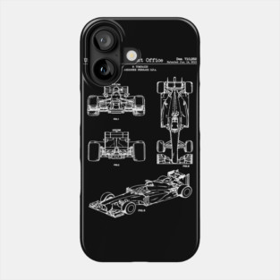Ferrari Indy Race Car 2013 Patent White Phone Case