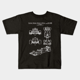 Ferrari Indy Race Car 2013 Patent White Kids T-Shirt