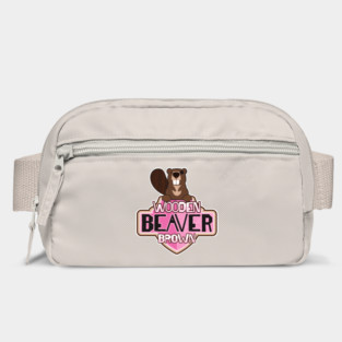 Wooden Beaver Brown Bag