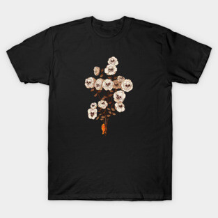 frog holding a bouquet of flowers T-Shirt