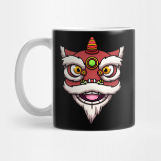 Lion Dance Head Mug