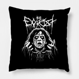 Black Metal Exorcist Pillow