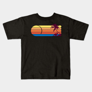 Beach Life Design Kids T-Shirt