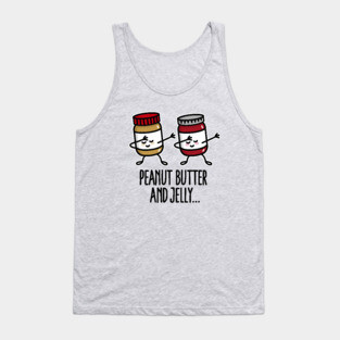 Dabbing dab peanut butter and jelly jar Tank Top