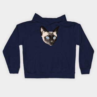 Siamese - Siamese Christmas Gifts Kids Hoodie