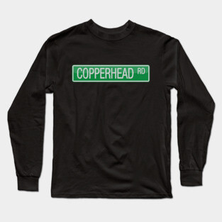 Copperhead Road Street Sign Long Sleeve T-Shirt